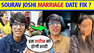 🫨Sourav joshi vlogs Marriage Date Fix ? |Sourav joshi ki shadi | Sourav joshi Wife photo