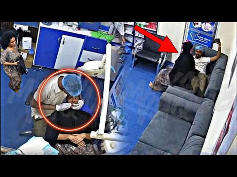 Daawo Cctv Duubtay Dr somali oo Gabadh ku Kufsaday Xaruntiisa shaqada