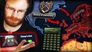 Mechanized Only USA vs the HARDEST AI in HOI4