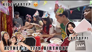ALTHEA 17TH BIRTHDAY! (MACBOOK LAPTOP GIFT!?) 🎉💻
