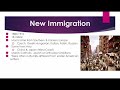 Immigration Patterns and Policies