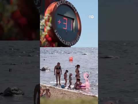 Heatwave in a Finnish Christmas Village | DW News
