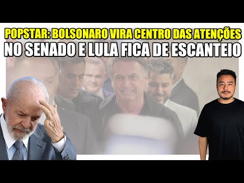 Popstar: Bolsonaro vira centro das atenções durante passagem no Senado e Lula fica de escanteio