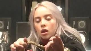 BILLIE EILISH dancing/   bills on me blue uH