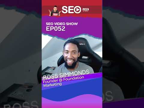 How to get on the first page of Google in 1 min with SEO expert Ross Simmonds #Shorts