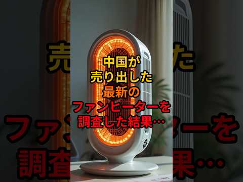 中国が売り出した最新のファンヒーターを調査した結果…
