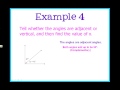 Exploring Adjacent and Vertical Angles