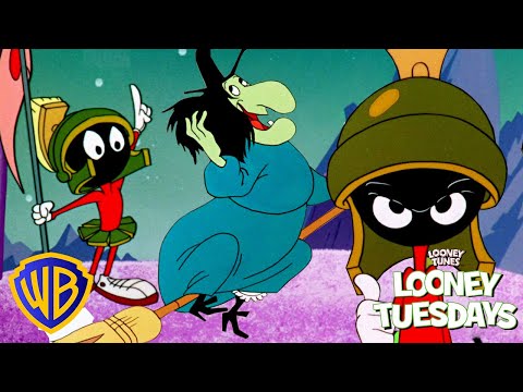 Looney Tuesdays | ​Marvin The Martian & Witch Hazel's Best Moments 🧙‍♀️🛸 | @wbkids​