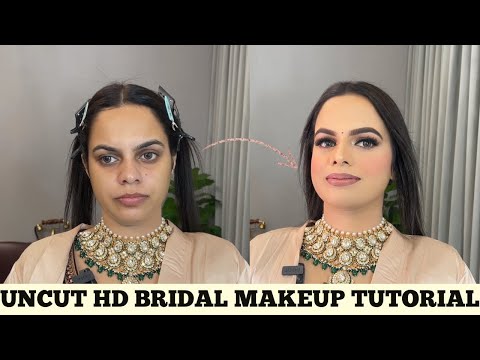 UNCUT HD BRIDAL MAKEUP Tutorial | Stunning Wedding Look Step-by-Step | Easy to do makeup |