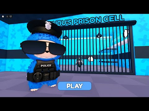 👮🏻‍♂️LABUBU POLICE'S PRISON RUN! OBBY #roblox #scarryobby