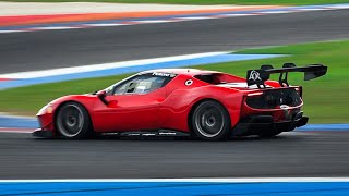 Ferrari 296 Challenge testing at Misano World Circuit!