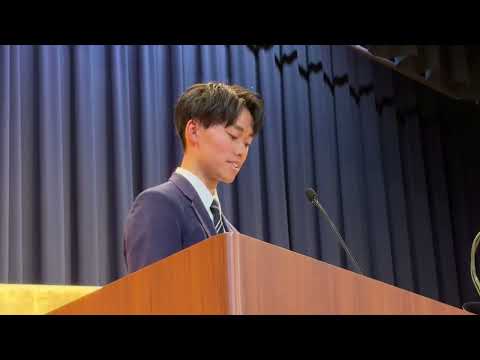 2026年度逗子開成中学校入学式　歓迎の言葉