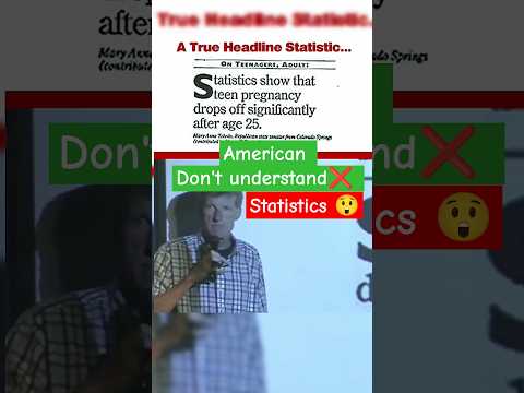 Americans Donโt Understand Statistics โ๐๐ฒ | Don McMillan Engineer Comedy #Shorts #statistics #lol