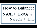 Balancing Chemical Equations with Polyatomic Ions