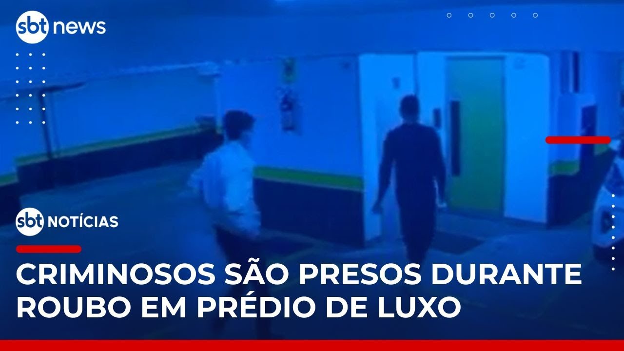 Trio é preso após roubar prédio de luxo na zona sul de São Paulo | SBTNotícias