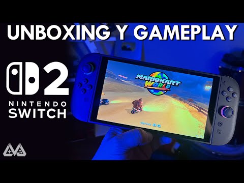 UNBOXING Nintendo SWITCH 2 y Gameplay de Mario Kart World