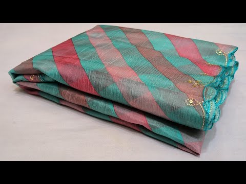 4 रंगो वाली डिज़ाइनर साडी |Simmer Sarees|Georgette Sarees#Newfancysaree #Sadi