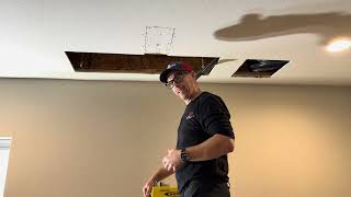 Mitsubishi ceiling cassette not in a attic. #ductless #hvac #mitsubishielectric #minisplit #coffee 