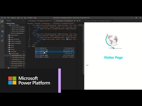 Expand your portal development experience with the VS Code extension