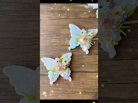 🦋蝶が綺麗なグラデーションアロマワックスサシェ作り✨✨#flowers #ハンドメイド #handmade