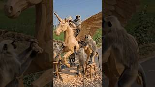 Poor Woman’s Clay Horse Turns Into Flying Unicorn | moon hindi animation | #ai​ #monkey​ #horse​