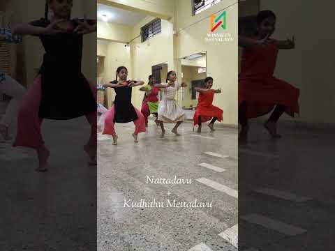 Nattadavu + Kudhithu Mettadavu practice #dance #bharatanatyam #adavu #nattadavu #shorts