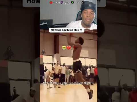 How do you sell this clip 😭🤦🏾‍♂️ #reaction #anklebreakers #funny #basketball