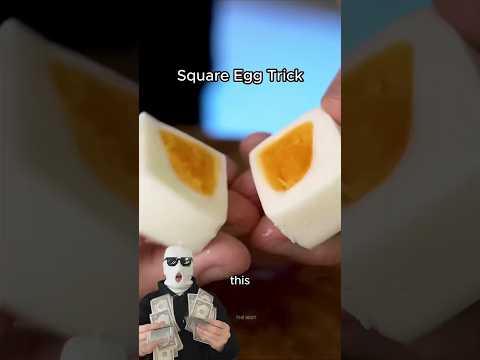 بيضة مربعة بالقالب؟ تجربة مطبخية سهلة أم خدعة مذهلة؟”😱