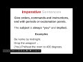 Exploring Four Sentence Types in EdPuzzle