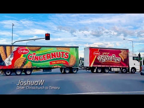 Gingernuts truck - drive Christchurch to Timaru
