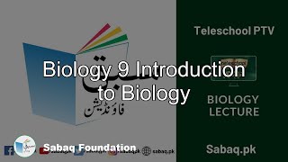 Biology 9  Introduction to Biology