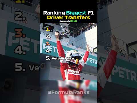 Ranking F1 Driver Transfers! ๐ค