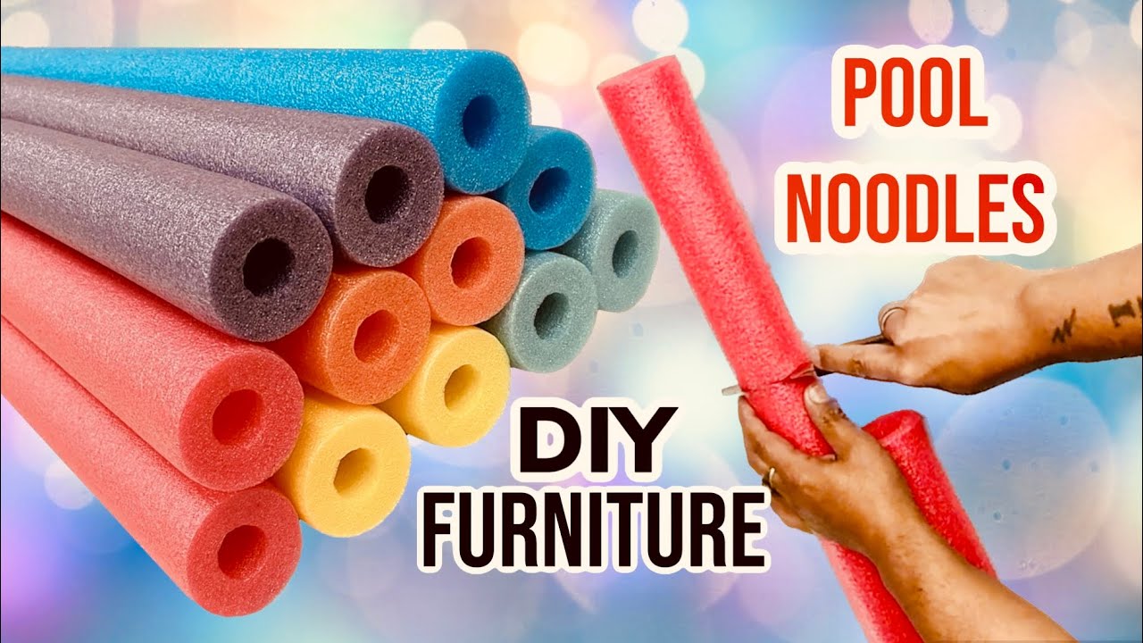 See How I Use “Pool Noodles” To Create Amazing DIY Glamorous Home Furniture | Home Decor 2023