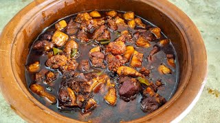 කවුරුත් කන්න ආස  තෙල් බේරෙන ඌරු මස්  කරිය | Pork Curry Sinhala Recipe