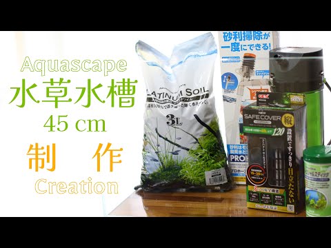 45cm水草水槽立ち上げ