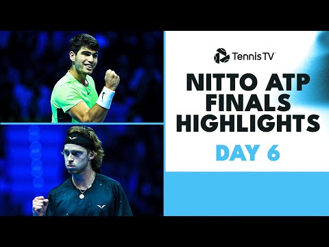 Alcaraz v Medvedev; Rublev Faces Zverev | Nitto ATP Finals 2023 Highlights Day 6