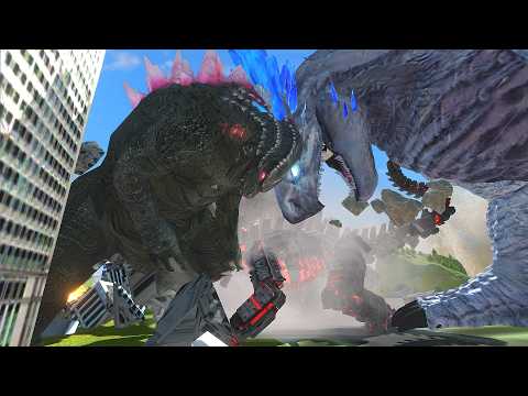 Mechagodzilla X Shimo VS. Godzilla X Kong! - Animal Revolt Battle Simulator