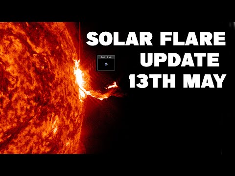 X-FLARE Update -  Did You See This Giant Solar Flare Today? 13th May - AR4086 Flare and CME