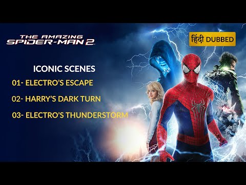 The Battle for Control Begins! THE AMAZING SPIDER-MAN 2 | Most Iconic Scenes | Hindi Dubbed