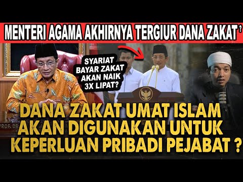 YA ALLAH !! MENTERI AGAMA AKAN AMBIL DANA ZAKAT UNTUK KEPERLUAN PRIBADI? UMAT ISLAM MAKIN DIBEBANI