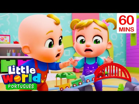 Nina e Nico Guardam Brinquedos 🧸🧹 | O Mundo de Nina e Nico - Little World Português