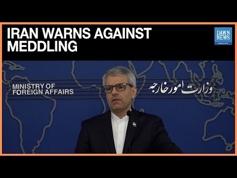 YouTube video thumbnail: Iran Warns Israel, US Against Interfering After Domestic Protests