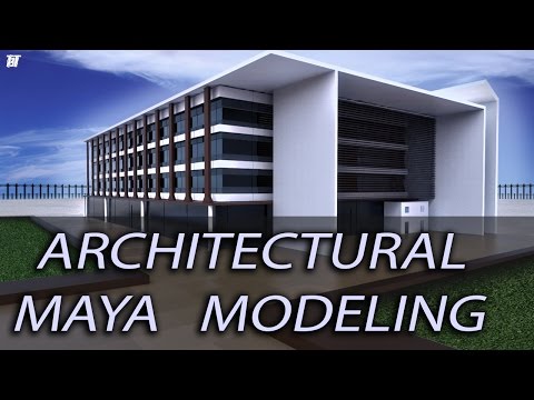 maya 3d building tutorial