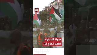 مظاهرات في مدينة البندقية الإيطالية تطالب بوقف إطلاق النار وإدخال المساعدات إلى قطاع غزة