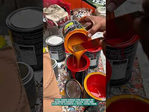 Mixing Vivid Paint Colors – Satisfying Jobs and Machinery in the World