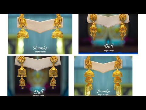 Latest Gold Jhumka with weight #goldjhumkas #jhumka #goldjhumkadesign #jhumka_earrings