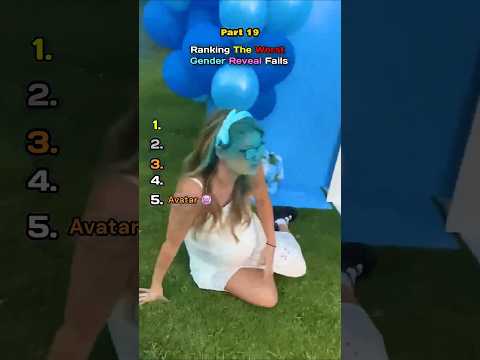 Ranking The Worst Gender Reveal Fails😂❤️