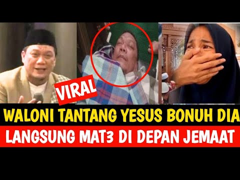 USAI YAHYA WALONI LAWAN YESUS LIHAT LANGSUNG MAT3 DI DEPAN JEMAAT