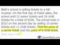 Solving Word Problems with Linear Systems