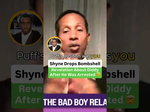 Shyne Drops Bombshell Revelation About Diddy After He Was Arrested 🤯